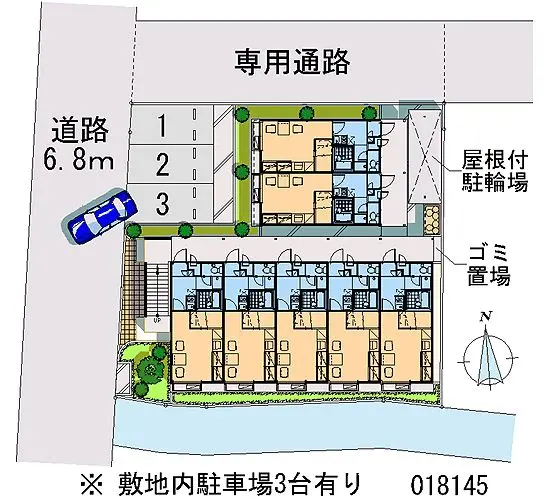 ★手数料０円★亀岡市千代川町小林　月極駐車場（LP）